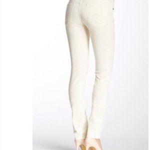 Level 99, Off White, Skinny Straight Jeans, 26